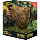 Exoterra Canopy Combo Dish 2 in 1 - Food & Water Brown 2 in 1
