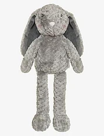 Teddykompaniet Rabbit Vera, Grey Toys Soft Toys Stuffed Animals Grey Teddykompaniet