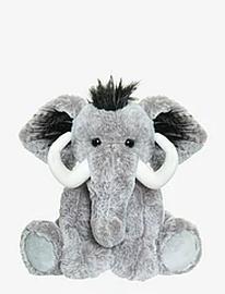 Teddykompaniet Mammoth, Max Toys Soft Toys Stuffed Animals Grey Teddykompaniet