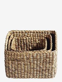 Muubs Kurv Keep It All S/3 Home Storage Storage Baskets Brown Muubs