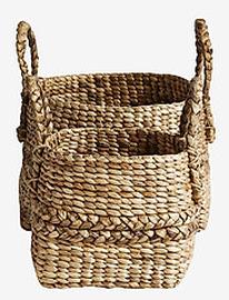 Muubs Kurv Handle S/2 Home Storage Storage Baskets Brown Muubs
