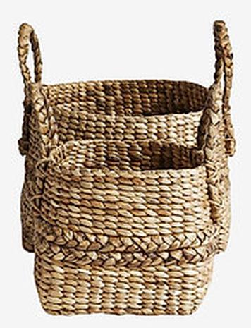 Muubs Kurv Handle S/2 Home Storage Storage Baskets Brown Muubs