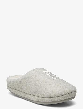 Tommy Hilfiger Th Embroidered Basics Slipper Aamutossut Tohvelit Grey Tommy Hilfiger