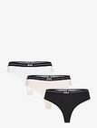 BOSS 3P Thong Stringit Alusvaatteet Black BOSS