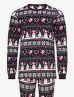 Christmas Sweats Christmas Heart Pajamas Navy Pyjama Black Christmas Sweats