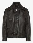 Bardot Kavi Vegan Leather Jacket Nahkatakki Brown Bardot