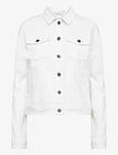 Kaffe Kazelina Denim Jacket Farkkutakki Denimtakki White Kaffe