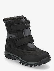 Timberland Mid Hook & Loop Gtx Snow Boot Talvikengät Tarroilla Black Timberland
