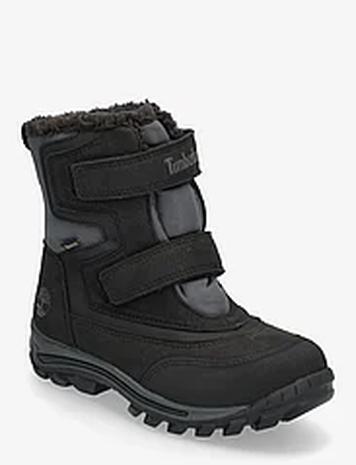 Timberland Mid Hook & Loop Gtx Snow Boot Talvikengät Tarroilla Black Timberland