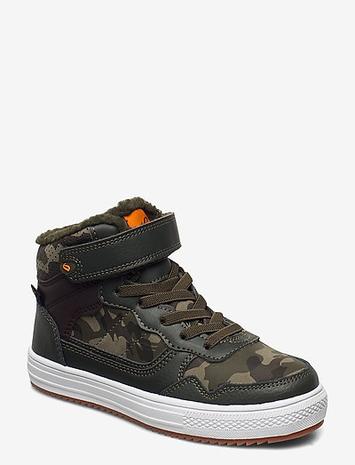 Leaf Sandvik Korkeavartiset Tennarit Khaki Green Leaf