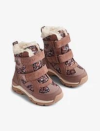 Wheat Winterboot Trailor Tex Talvikengät Tarroilla Pink Wheat