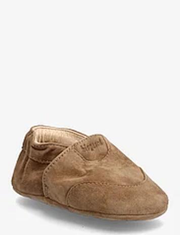Bisgaard Bisgaard Newborn Shoes Baby Booties Brown Bisgaard