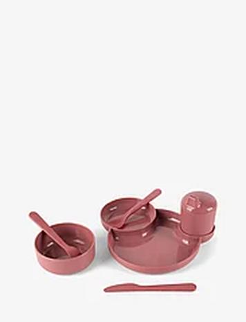 Dantoy Tiny Bio Dinner Giftset Home Meal Time Dinner Sets Pink Dantoy