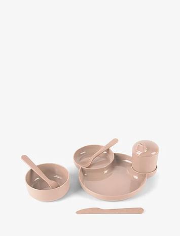 Dantoy Tiny Bio Dinner Giftset Home Meal Time Dinner Sets Pink Dantoy