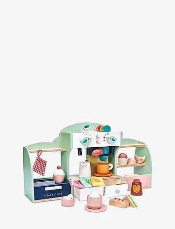 Tender Leaf Mini Chef Bird's Nest Cafä© Toys Toy Kitchen & Accessories Coffee & Tea Sets Multi/patterned Tender Leaf