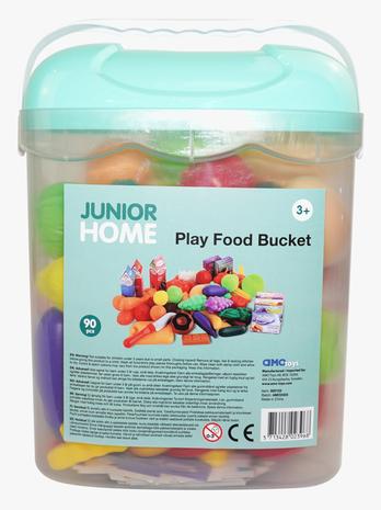 Junior Home Play Food Bucket 90 pcs