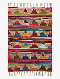 Bongusta Pyramid Chindi Rug Home Textiles Rugs & Carpets Cotton Rugs & Rag Rugs Multi/patterned Bongusta
