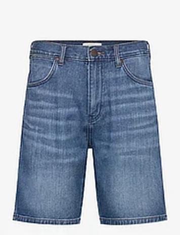 Wrangler Frontier Short Bottoms Shorts Denim Blue Wrangler