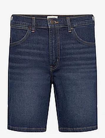 Wrangler Frontier Short Bottoms Shorts Denim Blue Wrangler