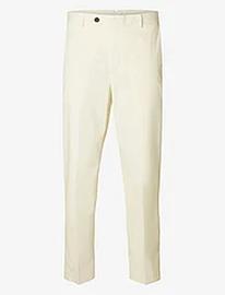 Selected Slhreg-Tanger Trs Bottoms Trousers Formal Cream Selected