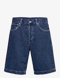 Mads Nä¸rgaard Texas Coen Paradise Shorts Bottoms Shorts Denim Blue Mads Nä¸rgaard