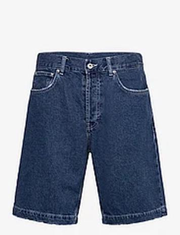 Mads Nä¸rgaard Texas Coen Paradise Shorts Bottoms Shorts Denim Blue Mads Nä¸rgaard