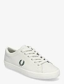 Fred Perry Baseline Leather Matalavartiset Sneakerit Tennarit White Fred Perry