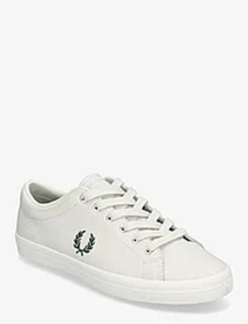 Fred Perry Baseline Leather Matalavartiset Sneakerit Tennarit White Fred Perry