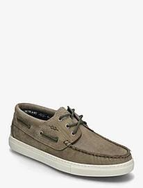 Marstrand 3-Eye Nbk Marstrand Loaferit Matalat Kengät Khaki Green Marstrand