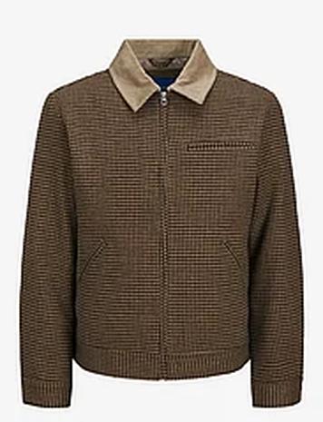 Jack & Jones Joreaton Wool Worker Jacket Ohut Takki Brown Jack & J S
