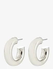 Pilgrim Phase Medium Hoops Silver-Plated Accessories Jewellery Earrings Hoops Gold Pilgrim