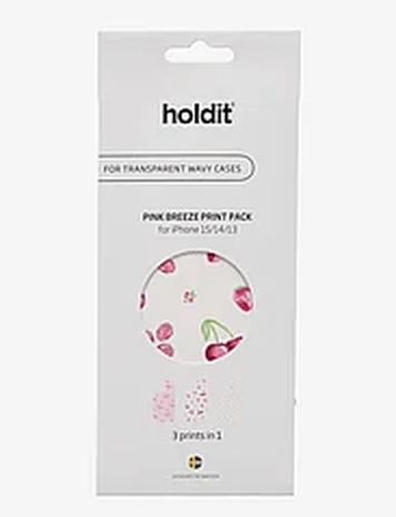 Holdit Print Pack Pink Breeze Matkapuhelintarvikkeet-covers Ph Stickers Multi/patterned Holdit