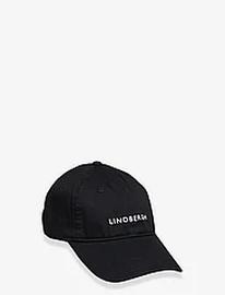 Lindbergh Logo Baseball Cap Accessories Headwear Caps Black Lindbergh