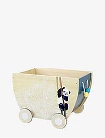 Vilac Toy Box Cart Home Kids Decor Storage Storage Baskets Beige Vilac