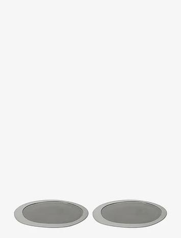Valerie Objects Plate Maarten Baas L Set Of 2 Home Tableware Plates Table Settings&sets Silver Valerie Objects