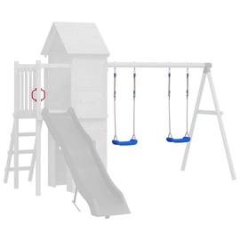 vidaXL Keinuistuimet köysillä 2 kpl sininen 37x15 cm polyeteeni