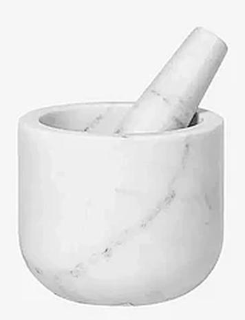 Broste Copenhagen Marina Mortar Home Kitchen Kitchen Tools Grinders Spice Grinders White Broste Copenhagen