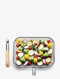 Sagaform Fredde Bbq Basket Home Kitchen Kitchen Tools Grill Tools Silver Sagaform