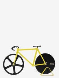 DOIY Pizzas Cutter - Fixie Home Kitchen Kitchen Tools Pizza Cutters & Accessories Yellow DOIY