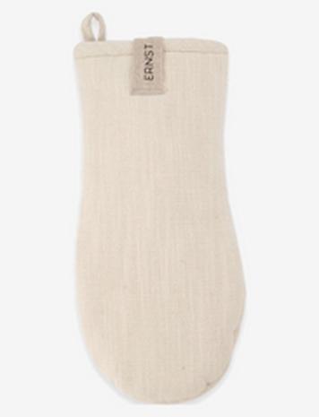 ERNST Oven Glove Home Textiles Kitchen Textiles Oven Mitts & Gloves Beige ERNST