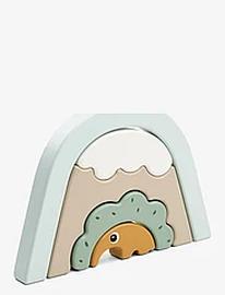 Done by Deer Stabletunnel Antee Farvemix Toys Baby Toys Educational Toys Stackable Blocks Multi/patterned D By Deer