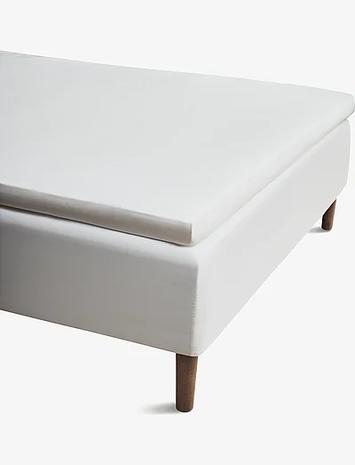 Juna Percale Fitted Sheet W/O Elastic 120X200 Cm White Home Textiles Bedtextiles Sheets White Juna