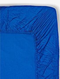 Midnatt Fitted Sheet Siesta Home Textiles Bedtextiles Sheets Blue Midnatt