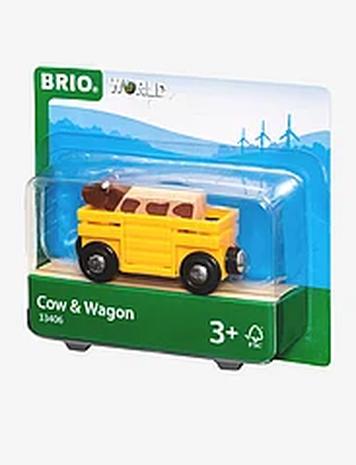 BRIO 33406 Karjavaunu & lehmä