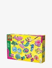 SES Creative Casting & Painting - Ocean Figures Toys Creativity Drawing & Crafts Drawing Paints Multi/patterned SES Creative