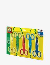 SES Creative Zigzag Scissors Toys Creativity Drawing & Crafts Craft Craft Sets Multi/patterned SES Creative