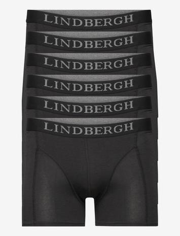 Lindbergh Bamboo Boxers 6-Packbamboo Boxers 6-Pack Bokserit Black Lindbergh