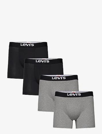 Levi'sÂ® Levis Men Solid Basic Boxer Brief Org Co 4P Ecom Bokserit Black Levi'sÂ®