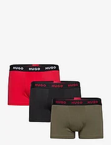 HUGO Trunk Triplet Pack Bokserit Black HUGO