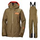Helly Hansen Powderqueen 3.0, laskettelutakki, naiset, ruskea